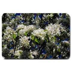 Floral Skies 2 Large Doormat  by dawnsiegler