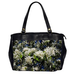 Floral Skies 2 Office Handbags (2 Sides)  by dawnsiegler