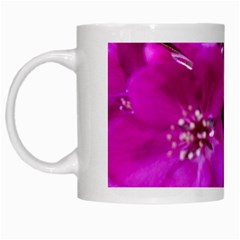 Pretty In Fuchsia White Mugs