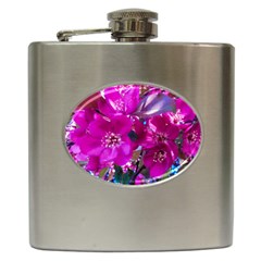 Pretty In Fuchsia Hip Flask (6 Oz) by dawnsiegler