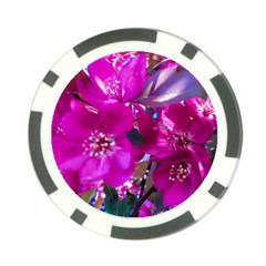 Pretty In Fuchsia Poker Chip Card Guard