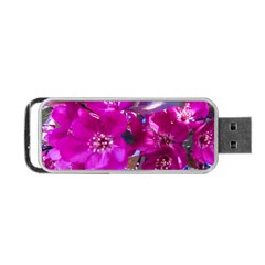 Pretty In Fuchsia Portable USB Flash (Two Sides)