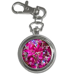 Pretty In Fuchsia 2 Key Chain Watches by dawnsiegler