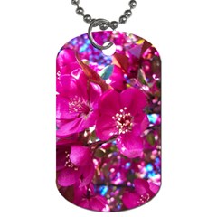 Pretty In Fuchsia 2 Dog Tag (one Side) by dawnsiegler