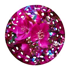 Pretty In Fuchsia 2 Ornament (round Filigree) by dawnsiegler