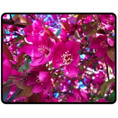 Pretty In Fuchsia 2 Double Sided Fleece Blanket (medium) 