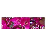 Pretty In Fuchsia 2 Satin Scarf (Oblong) Front