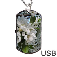 Pure And Simple Dog Tag Usb Flash (one Side) by dawnsiegler