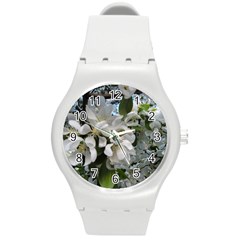 Pure And Simple Round Plastic Sport Watch (m) by dawnsiegler