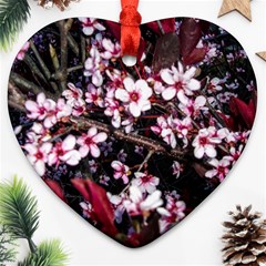 Morning Sunrise Heart Ornament (two Sides) by dawnsiegler