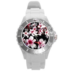 Morning Sunrise 2 Round Plastic Sport Watch (l) by dawnsiegler