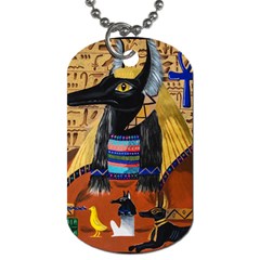 Anubis Dog Tag (one Side) by dawnsiegler