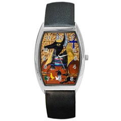 Anubis Barrel Style Metal Watch by dawnsiegler