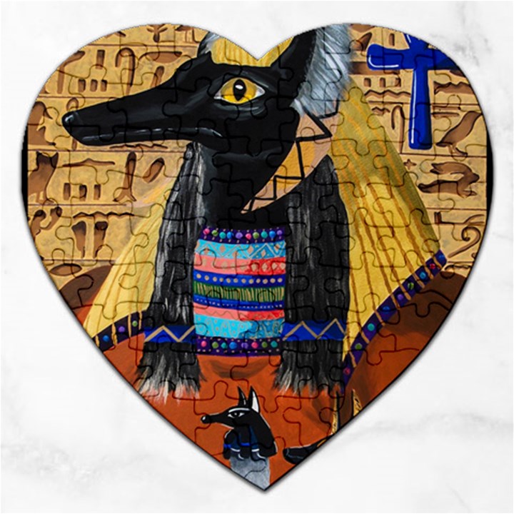 Anubis Jigsaw Puzzle (Heart)