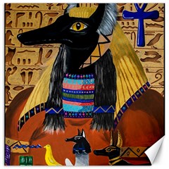 Anubis Canvas 12  X 12   by dawnsiegler