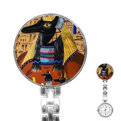 Anubis Stainless Steel Nurses Watch by dawnsiegler