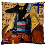 Anubis Large Flano Cushion Case (Two Sides) Front