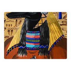 Anubis Double Sided Flano Blanket (mini)  by dawnsiegler