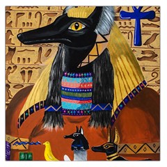 Anubis Large Satin Scarf (square) by dawnsiegler