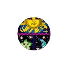 Celestial Skies Golf Ball Marker by dawnsiegler