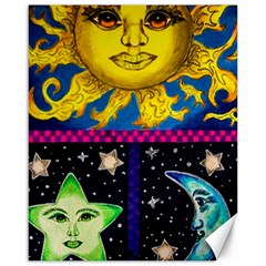 Celestial Skies Canvas 16  X 20   by dawnsiegler