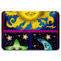 Celestial Skies Large Doormat  by dawnsiegler