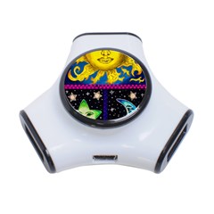 Celestial Skies 3-port Usb Hub by dawnsiegler