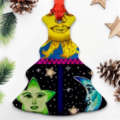 Celestial Skies Ornament (christmas Tree)  by dawnsiegler