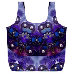 Pearls On Lavender Full Print Recycle Bag (XL)