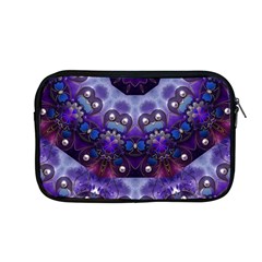 Pearls On Lavender Apple MacBook Pro 13  Zipper Case