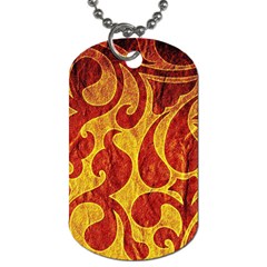 Abstract Pattern Dog Tag (Two Sides)