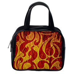 Abstract Pattern Classic Handbags (One Side)