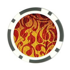 Abstract Pattern Poker Chip Card Guard (10 pack)