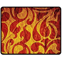 Abstract Pattern Double Sided Fleece Blanket (Medium) 