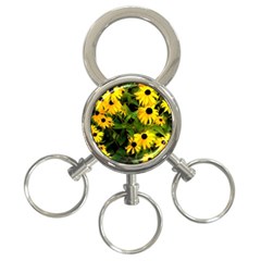 Walking Through Sunshine 3-ring Key Chains by dawnsiegler