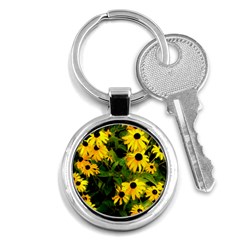 Walking Through Sunshine Key Chains (round)  by dawnsiegler