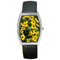 Walking Through Sunshine Barrel Style Metal Watch by dawnsiegler