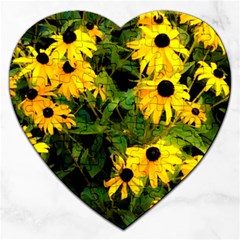 Walking Through Sunshine Jigsaw Puzzle (heart) by dawnsiegler