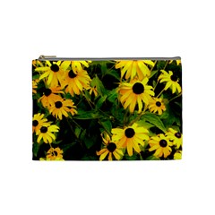 Walking Through Sunshine Cosmetic Bag (medium)  by dawnsiegler