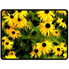 Walking Through Sunshine Double Sided Fleece Blanket (large)  by dawnsiegler