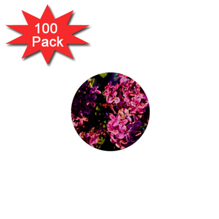 Lilacs 1  Mini Buttons (100 pack) 