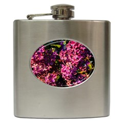 Lilacs Hip Flask (6 Oz) by dawnsiegler