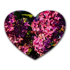 Lilacs Heart Mousepads by dawnsiegler