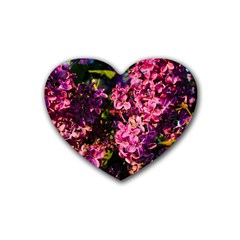 Lilacs Rubber Coaster (heart) 