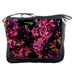 Lilacs Messenger Bags by dawnsiegler