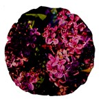 Lilacs Large 18  Premium Round Cushions Front