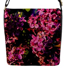 Lilacs Flap Messenger Bag (s) by dawnsiegler