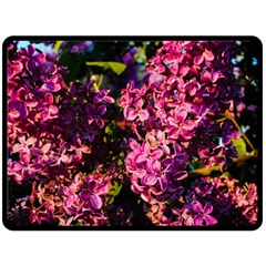 Lilacs Double Sided Fleece Blanket (large)  by dawnsiegler