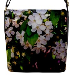 Tree Blossoms Flap Messenger Bag (s) by dawnsiegler