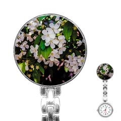 Tree Blossoms Stainless Steel Nurses Watch by dawnsiegler